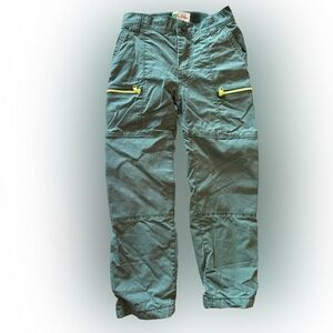 Mini Boden Kids Green Jersey Lined Cargo Skinny Pants 4 Years